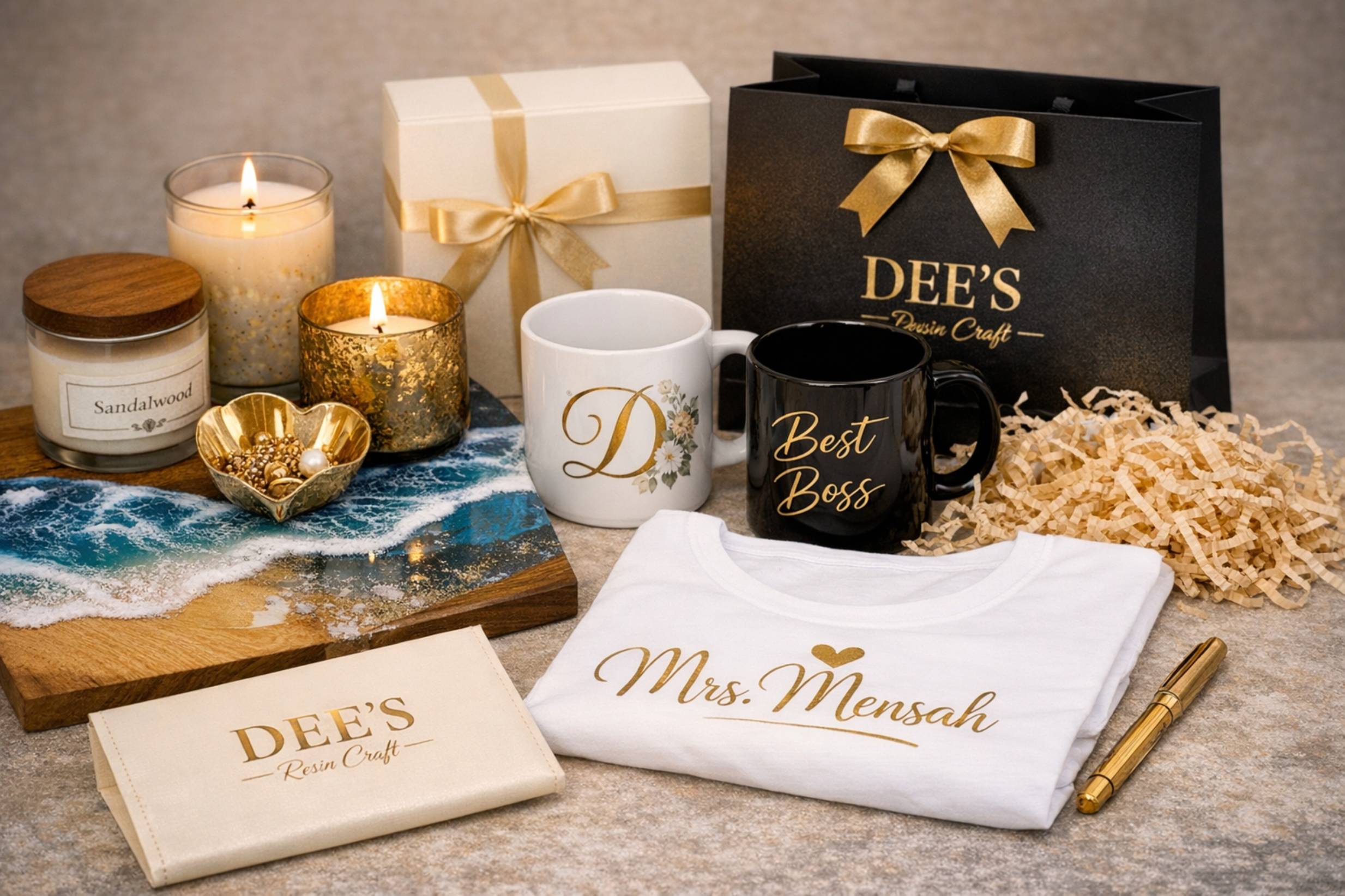 Luxury resin art and bespoke gifts